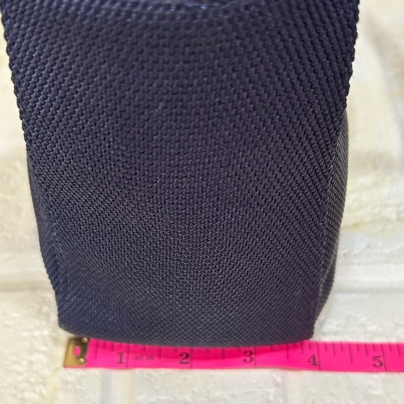 Nine West Small Navy Blue Woven  Handbag w/ Shoulder Strap - Picture 14 of 14